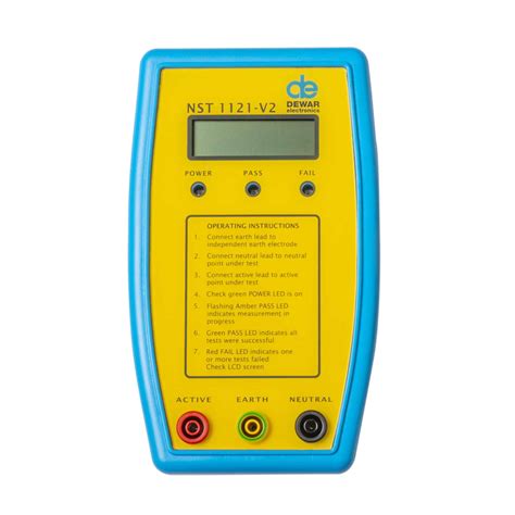 neutral supply tester|NST TESTER, NEUTRAL SUPPLY TESTER NST M1121.